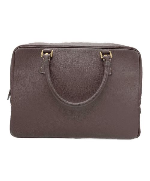 大峡製鞄（オオバセイホウ）大峡製鞄 (オオバセイホウ) 大峡製鞄 レザーブリーフケース ブラウンの古着・服飾アイテム