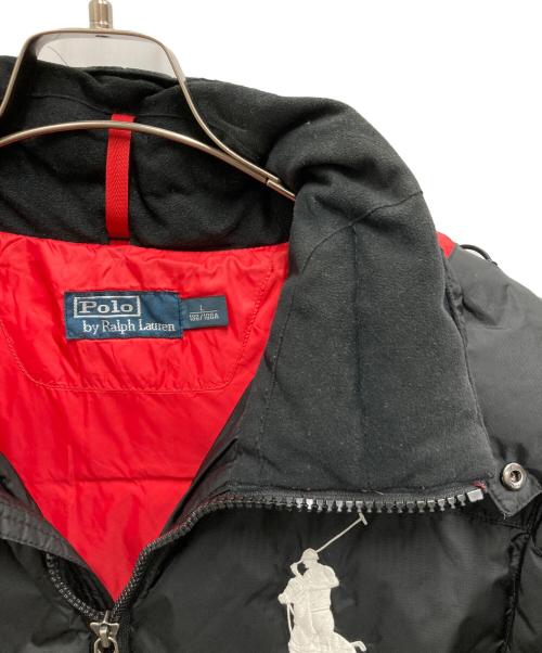 POLO RALPH LAUREN（ポロ・ラルフローレン）POLO RALPH LAUREN (ポロ・ラルフローレン) ビッグポニー ダウンジャケット ブラック サイズ:Lの古着・服飾アイテム