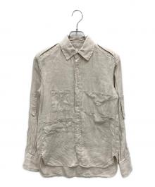 tehutehu（テフテフ）の古着「Butterfly Hunting Shirt 3rd」｜ベージュ