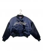 THE BLACK EYE PATCHブラックアイパッチ）の古着「LOW SCRIPT STADIUM JACKET」｜ネイビー