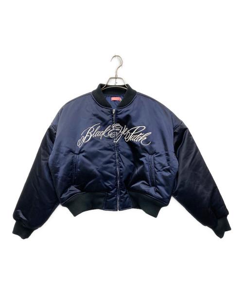 THE BLACK EYE PATCH（ブラックアイパッチ）THE BLACK EYE PATCH (ブラックアイパッチ) LOW SCRIPT STADIUM JACKET ネイビー サイズ:Ⅿ 未使用品の古着・服飾アイテム