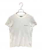 jacquemusジャックムス）の古着「ロゴ刺繍Tシャツ」｜ホワイト
