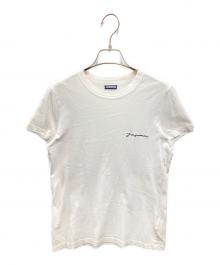 jacquemus（ジャックムス）の古着「ロゴ刺繍Tシャツ」｜ホワイト