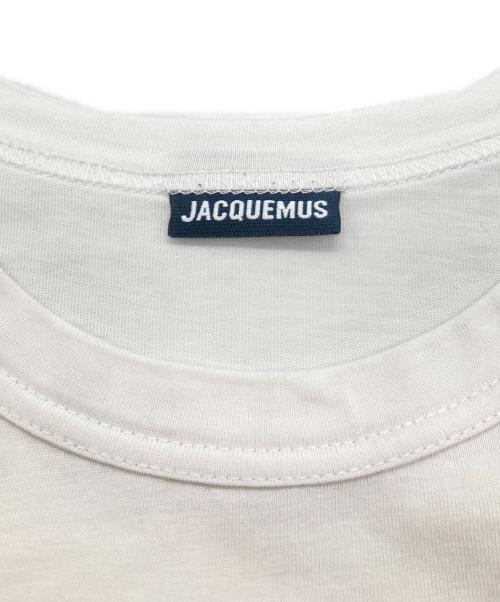 jacquemus（ジャックムス）JACQUEMUS (ジャックムス) ロゴ刺繍Tシャツ ホワイト サイズ:Sの古着・服飾アイテム
