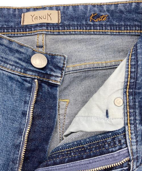 YANUK（ヤヌーク）YANUK (ヤヌーク) KATE ルーズバギー デニムパンツ インディゴ サイズ:23の古着・服飾アイテム