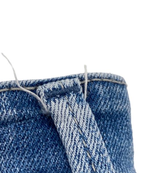 YANUK（ヤヌーク）YANUK (ヤヌーク) ワイドフレア デニムパンツ インディゴ サイズ:23の古着・服飾アイテム