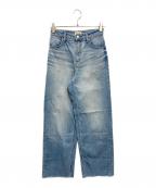YANUKヤヌーク）の古着「LILITH WIDE STRAIGHTデニムパンツ」｜インディゴ