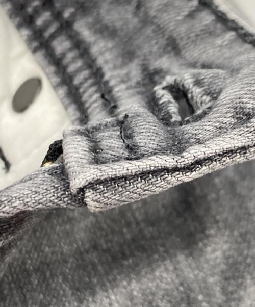 YANUK（ヤヌーク）YANUK (ヤヌーク) JOAN ルーズストレート デニムパンツ ブラック サイズ:23の古着・服飾アイテム