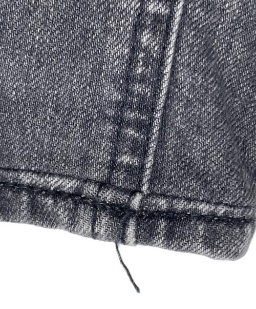 YANUK（ヤヌーク）YANUK (ヤヌーク) JOAN ルーズストレート デニムパンツ ブラック サイズ:23の古着・服飾アイテム