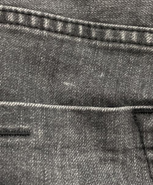 YANUK（ヤヌーク）YANUK (ヤヌーク) JOAN ルーズストレート デニムパンツ ブラック サイズ:23の古着・服飾アイテム