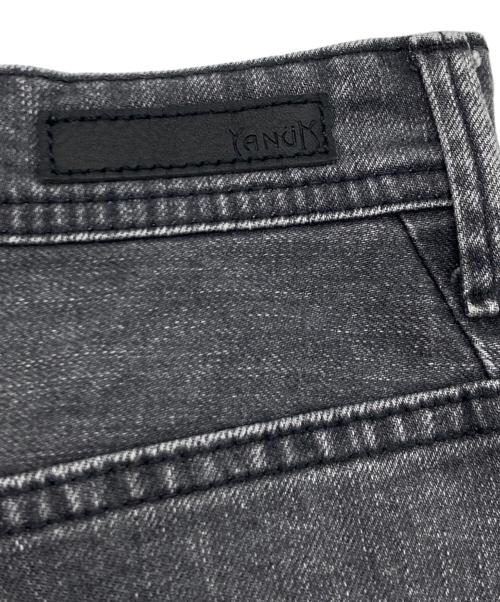 YANUK（ヤヌーク）YANUK (ヤヌーク) JOAN ルーズストレート デニムパンツ ブラック サイズ:23の古着・服飾アイテム