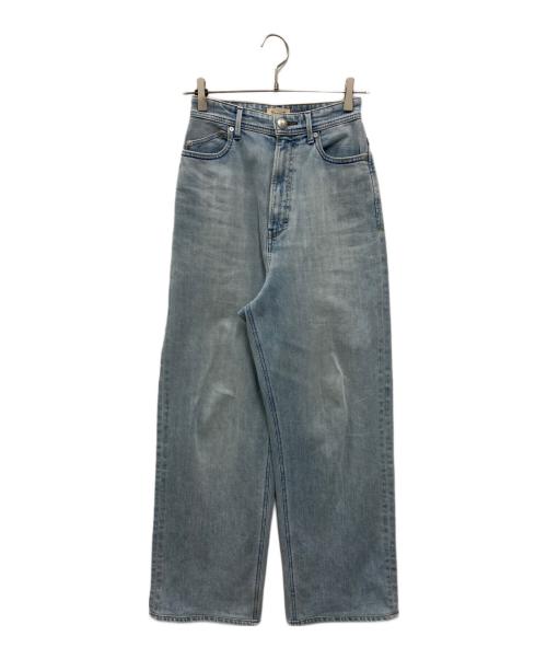 YANUK（ヤヌーク）YANUK (ヤヌーク) JOAN ルーズストレート デニムパンツ インディゴ サイズ:23の古着・服飾アイテム