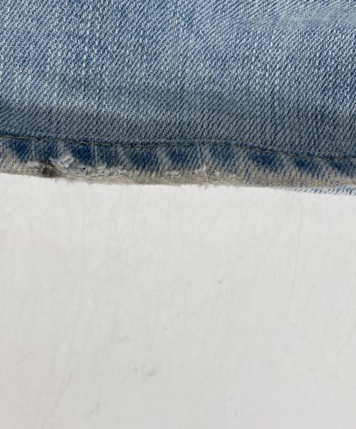 YANUK（ヤヌーク）YANUK (ヤヌーク) JOAN ルーズストレート デニムパンツ インディゴ サイズ:23の古着・服飾アイテム