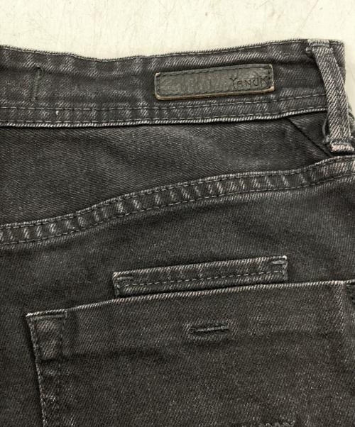 YANUK（ヤヌーク）YANUK (ヤヌーク) ボーイズストレート デニムパンツ ブラック サイズ:24の古着・服飾アイテム