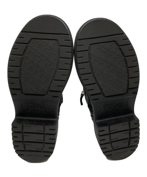 FENDI（フェンディ）FENDI (フェンディ) Domino Combat Boots ブラック サイズ:38の古着・服飾アイテム