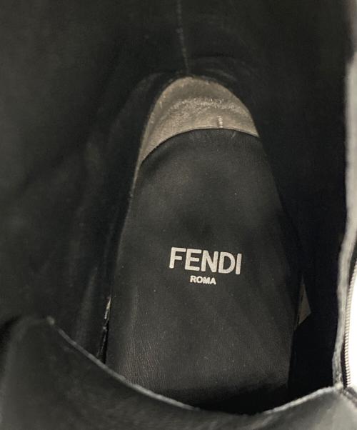 FENDI（フェンディ）FENDI (フェンディ) Domino Combat Boots ブラック サイズ:38の古着・服飾アイテム