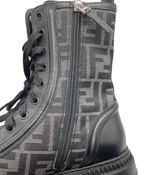 FENDI（フェンディ）FENDI (フェンディ) Domino Combat Boots ブラック サイズ:38の古着・服飾アイテム