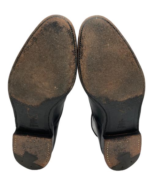 Alden（オールデン）ALDEN (オールデン) The Delmar Bootery 別注 HAMPTON CAP-TOE CALF ストレートチップシューズ ブラック サイズ:9 1/2の古着・服飾アイテム