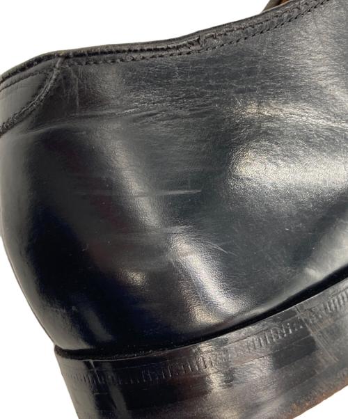 Alden（オールデン）ALDEN (オールデン) The Delmar Bootery 別注 HAMPTON CAP-TOE CALF ストレートチップシューズ ブラック サイズ:9 1/2の古着・服飾アイテム