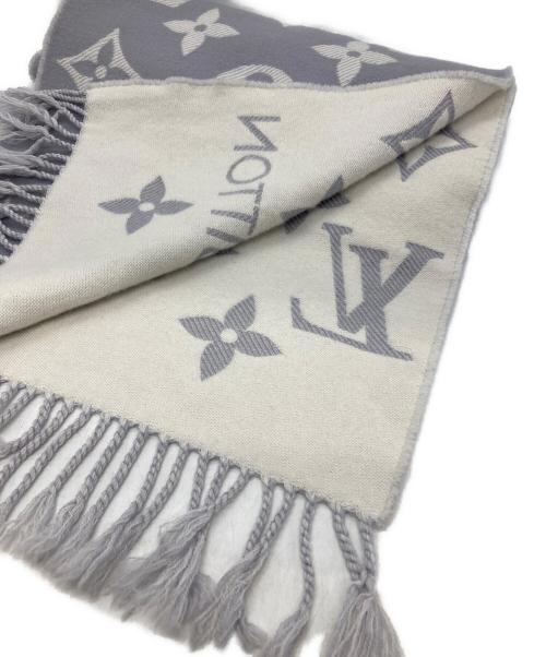 LOUIS VUITTON（ルイ ヴィトン）LOUIS VUITTON (ルイ ヴィトン) マフラー・LV エセンシャル グレーの古着・服飾アイテム