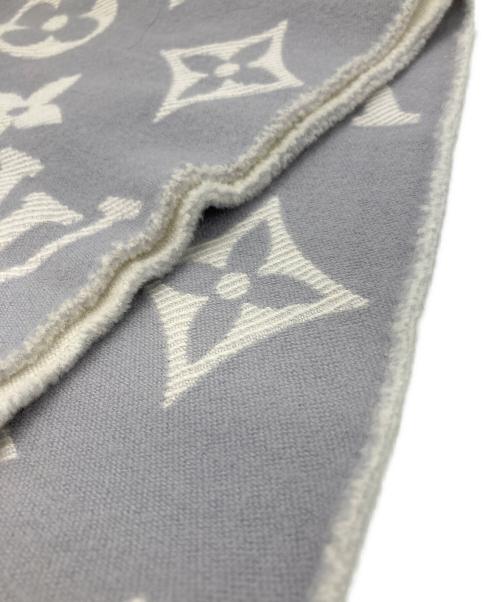 LOUIS VUITTON（ルイ ヴィトン）LOUIS VUITTON (ルイ ヴィトン) マフラー・LV エセンシャル グレーの古着・服飾アイテム