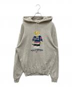 POLO RALPH LAURENポロ・ラルフローレン）の古着「ポロベアパーカー」｜グレー