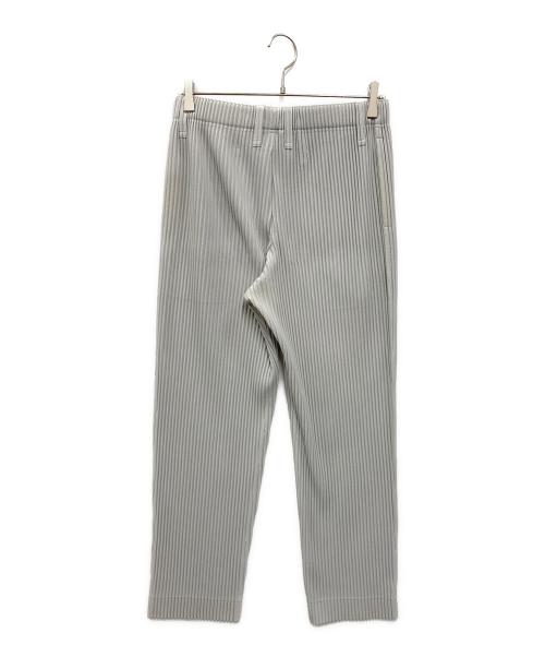 HOMME PLISSE ISSEY MIYAKE（オム プリッセ イッセイ ミヤケ）HOMME PLISSE ISSEY MIYAKE (オム プリッセ イッセイ ミヤケ) プリーツパンツ ライトグレー サイズ:2の古着・服飾アイテム