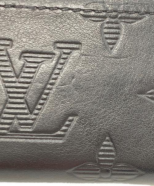 LOUIS VUITTON（ルイ ヴィトン）LOUIS VUITTON (ルイ ヴィトン) LOUIS VUITTON モノグラム・シャドウ ポルト・カルト・ダブル カードケース ブラックの古着・服飾アイテム