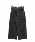 SHISHIKUIシシクイ）の古着「Dad / Blackデニムパンツ」｜ブラック