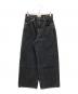 SHISHIKUI（シシクイ）の古着「Dad / Blackデニムパンツ」｜ブラック