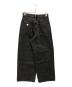 SHISHIKUI (シシクイ) Dad / Blackデニムパンツ ブラック サイズ:34：20000円