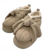 UGGアグ）の古着「Platform Slip-On Bow」｜ベージュ