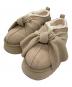 UGG（アグ）の古着「Platform Slip-On Bow」｜ベージュ