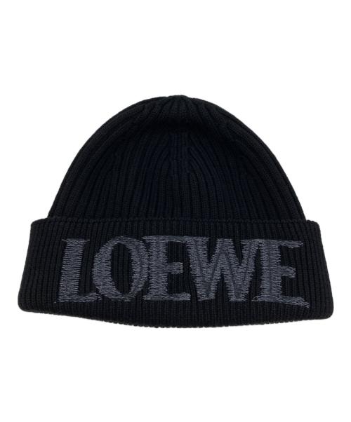 LOEWE（ロエベ）LOEWE (ロエベ) LOEWE ロゴビーニー ブラックの古着・服飾アイテム