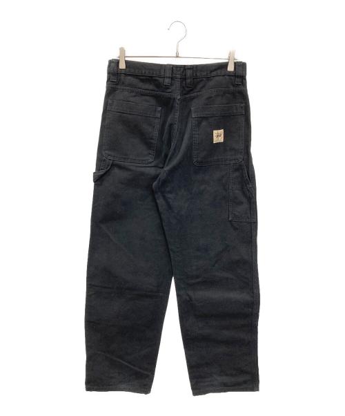 stussy（ステューシー）stussy (ステューシー) Work Pant Canvas ブラック サイズ:W30の古着・服飾アイテム
