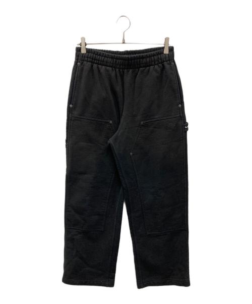 SUPREME（シュプリーム）Supreme (シュプリーム) Double Knee Painter Sweatpant ブラック サイズ:Sの古着・服飾アイテム