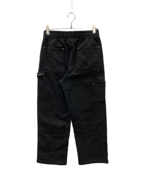 SUPREME（シュプリーム）Supreme (シュプリーム) Double Knee Painter Sweatpant ブラック サイズ:Sの古着・服飾アイテム