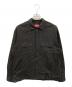 Supreme（シュプリーム）の古着「PINSTRIPE LINEN SHIRT」｜ブラック×レッド