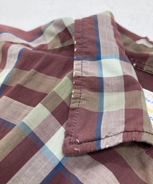 TOWN CRAFT（タウンクラフト）TOWN CRAFT (タウンクラフト) コットンチェックシャツ ブラウン サイズ:Lの古着・服飾アイテム
