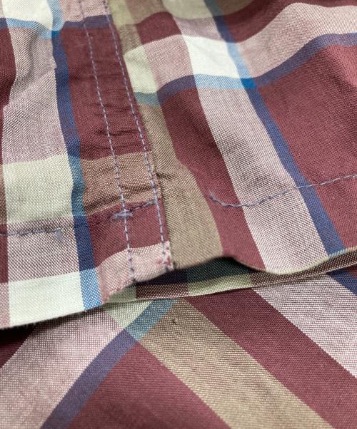 TOWN CRAFT（タウンクラフト）TOWN CRAFT (タウンクラフト) コットンチェックシャツ ブラウン サイズ:Lの古着・服飾アイテム