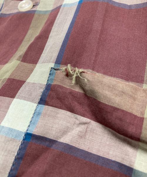 TOWN CRAFT（タウンクラフト）TOWN CRAFT (タウンクラフト) コットンチェックシャツ ブラウン サイズ:Lの古着・服飾アイテム