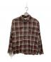 TOWN CRAFT（タウンクラフト）の古着「コットンチェックシャツ」｜ブラウン