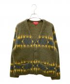 SUPREMEシュプリーム）の古着「Abstract Stripe Cardigan」｜カーキ