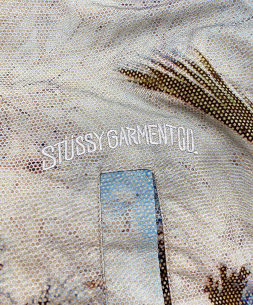 stussy（ステューシー）stussy (ステューシー) Peter Sutherland リバーシブルダウンベスト ベージュ×ブルー サイズ:Sの古着・服飾アイテム