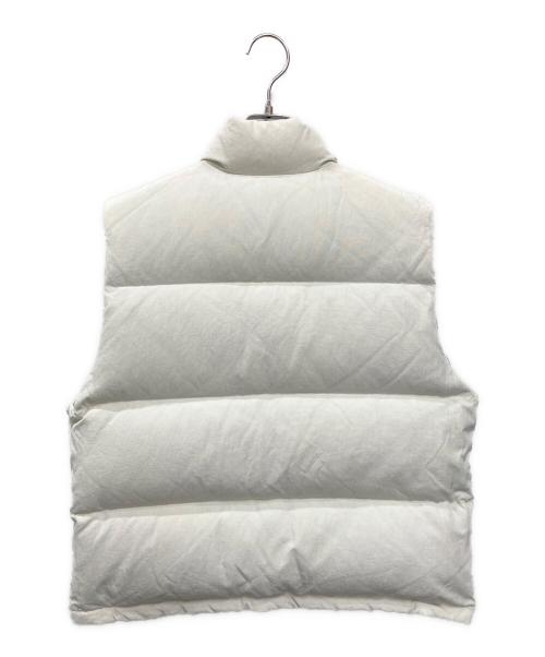 stussy（ステューシー）stussy (ステューシー) Peter Sutherland リバーシブルダウンベスト ベージュ×ブルー サイズ:Sの古着・服飾アイテム