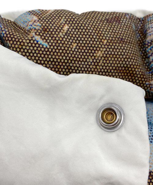 stussy（ステューシー）stussy (ステューシー) Peter Sutherland リバーシブルダウンベスト ベージュ×ブルー サイズ:Sの古着・服飾アイテム