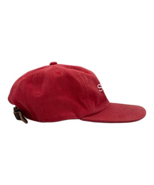 SUPREME（シュプリーム）Supreme (シュプリーム) Classic Logo 6 Panel Cap レッドの古着・服飾アイテム