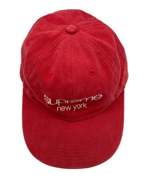 SUPREME（シュプリーム）Supreme (シュプリーム) Classic Logo 6 Panel Cap レッドの古着・服飾アイテム