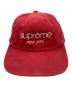 中古・古着 Supreme (シュプリーム) Classic Logo 6 Panel Cap レッド：8000円