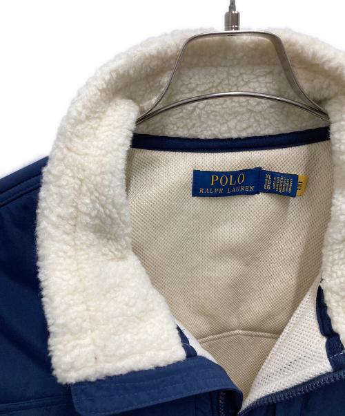 POLO RALPH LAUREN（ポロ・ラルフローレン）POLO RALPH LAUREN (ポロ・ラルフローレン) フリースジャケット ホワイト サイズ:XLの古着・服飾アイテム